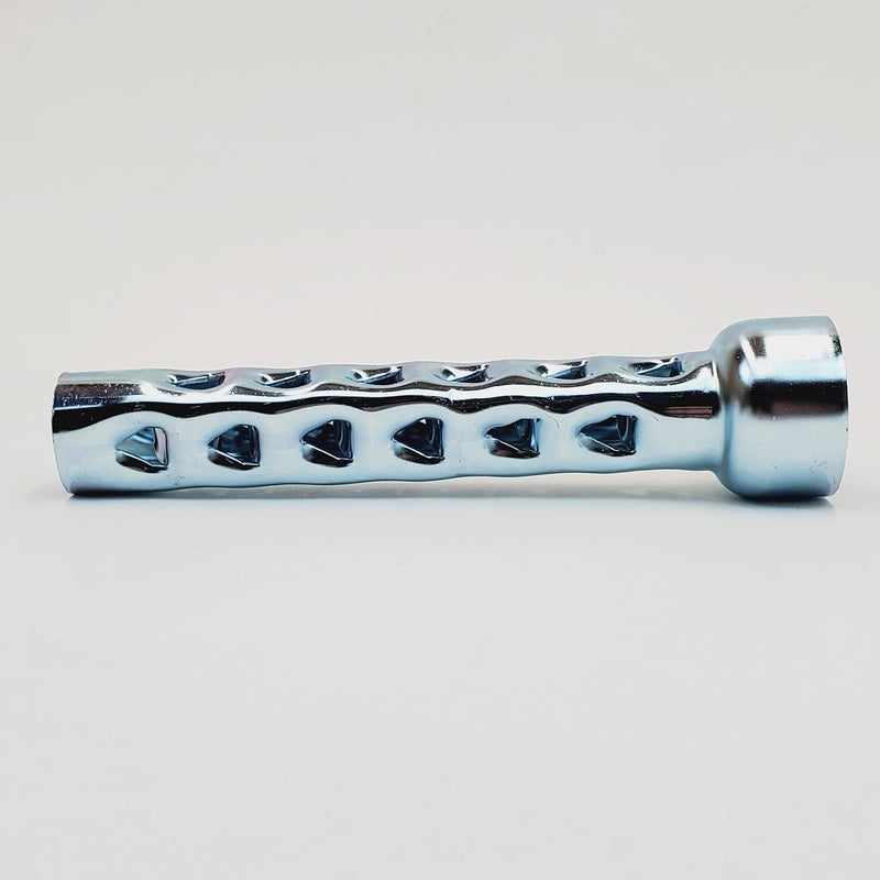 Billet Proof Designs 8    LONG Exhaust Baffles for 2"" OD Exhaust Pipes & Mufflers - Noise Reducer/Silencer - SOLD AS A PAIR w/Mounting Nut & Bolt - Galvanized Steel - Motorcycle, Harley, Chopper, Bobber, Cafe Racer - Image 3